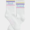 Feel Good Varsity Sock in Confetti
