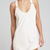 Supreme Mini Slip Dress in Ivory